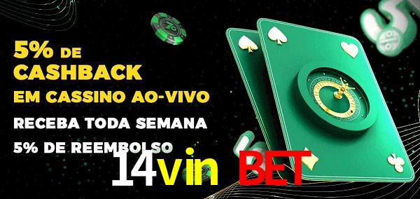 Promoções do cassino ao Vivo 14vin bet